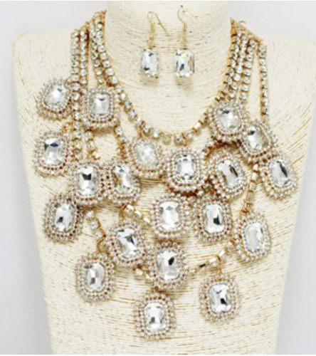 THE LUXE NK GLAM GIRL LUXURY JEWELRY COLLECTION - NK GLAM GIRL METAL NECKLACE SETS- VOLUME 1