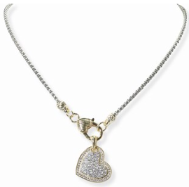 THE LUXE NK GLAM GIRL LUXURY JEWELRY COLLECTION -SILVER/GOLD HEART COLLECTION-VOLUME 1