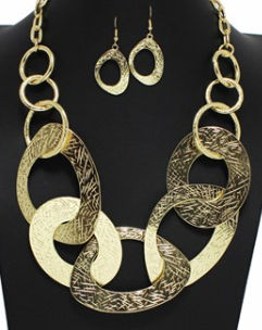 THE LUXE NK GLAM GIRL LUXURY JEWELRY COLLECTION - NK GLAM GIRL METAL NECKLACE SETS- VOLUME 1