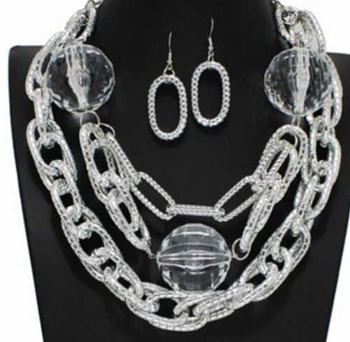 THE LUXE NK GLAM GIRL LUXURY JEWELRY COLLECTION - NK GLAM GIRL METAL NECKLACE SETS- VOLUME 1