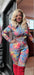 THE LUXE NK GLAM COLOR SPLASH TRACK SUIT - NKA40