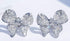 THE LUXE NK GLAM GIRL LUXURY JEWELRY COLLECTION - CZ RHINESTONE BOW STUD EARRINGS - ES33-11082