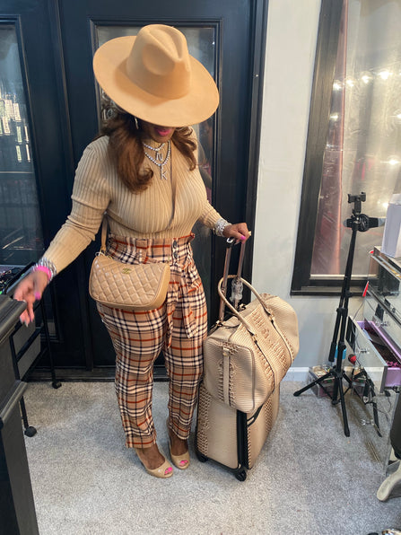 THE LUXE CLASSIC NK  PLAID SET- NK178